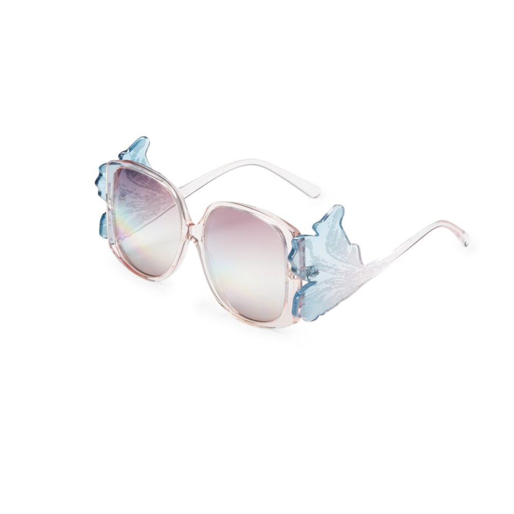 Giorgio Armani Oversized Pink Floral Sunglasses